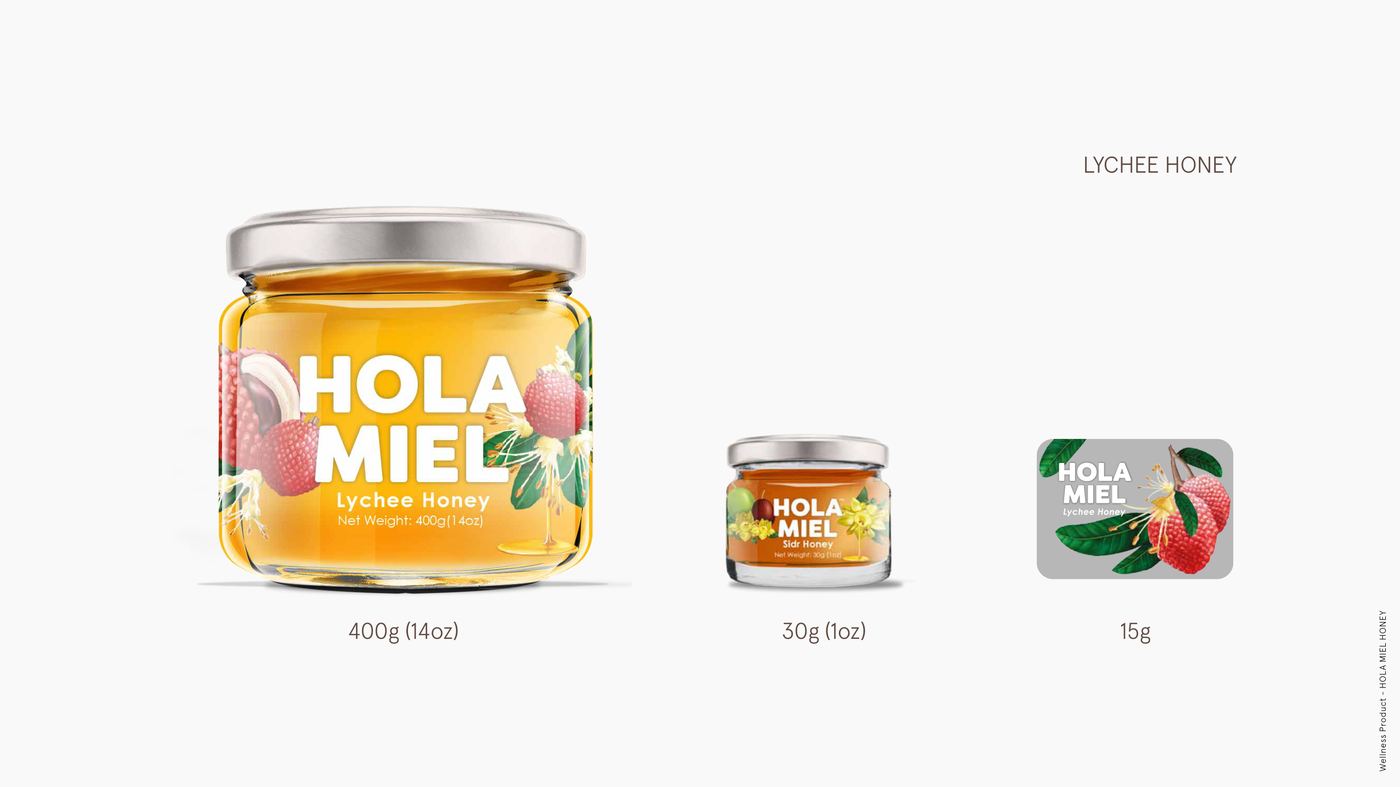 Hola Miel brand world &mdash; botanical illustration moodboard