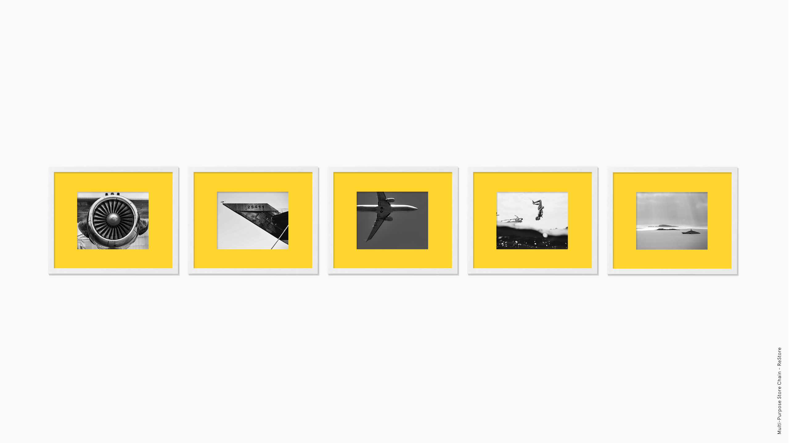 ReStore framed photography campaign visuals